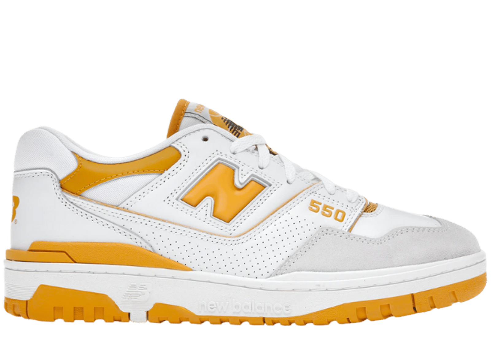 New Balance 550 Sea Salt Varsity Gold