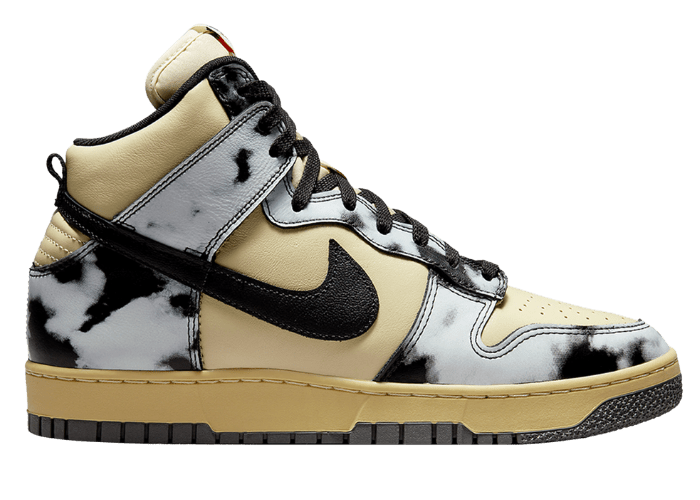 Nike Dunk High 1985 Acid Wash Cream Black