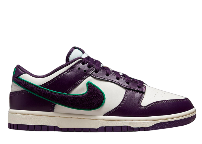 Nike Dunk Low Chenille Swoosh Grand Purple