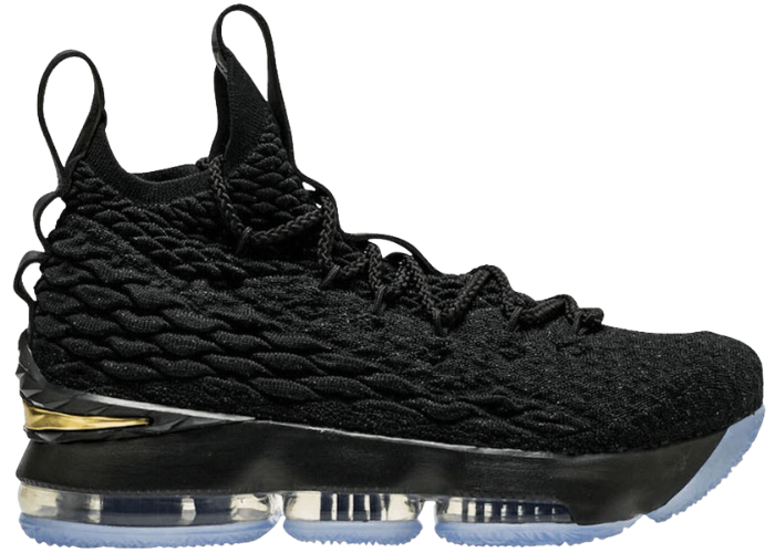 Nike LeBron 15 Black Metallic Gold (GS)