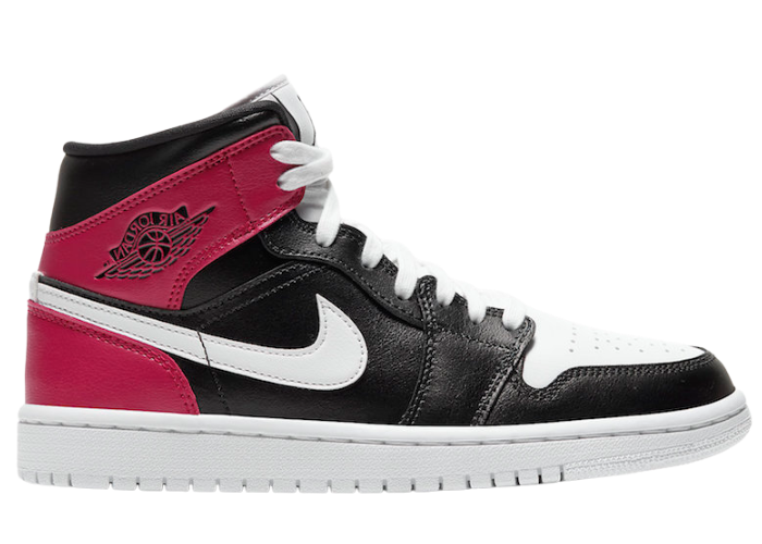 Jordan 1 Mid Black Noble Red (W)