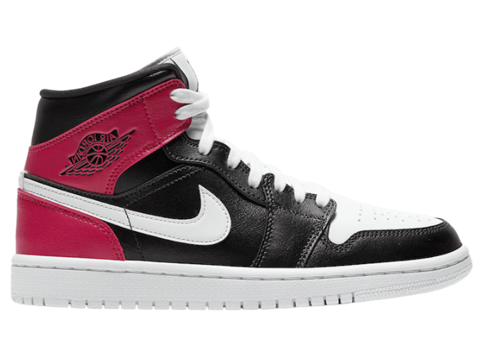 Jordan 1 Mid Black Noble Red (W)