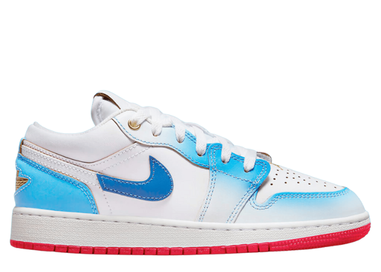 Air Jordan 1 Low SE White Game Royal University Blue (GS)