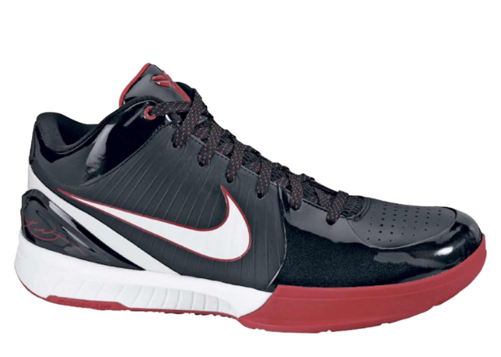 Nike Kobe 4 Black White Varsity Red