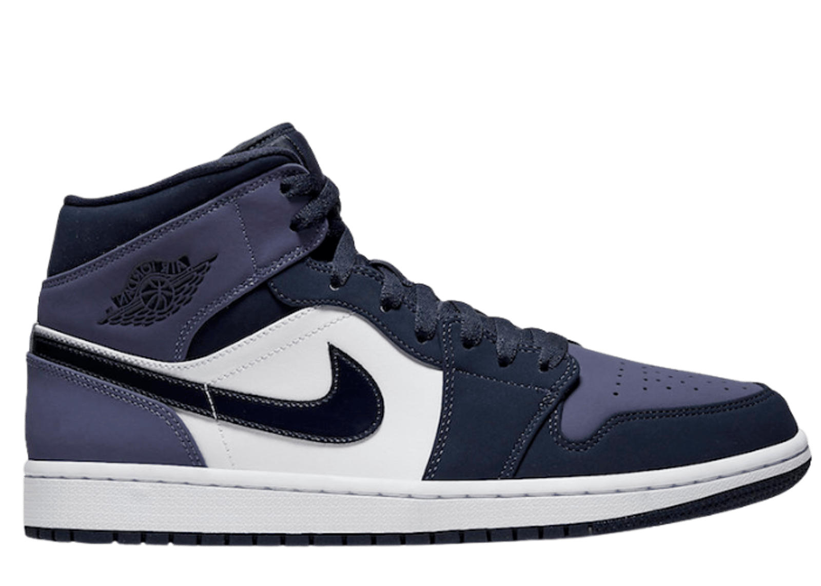 Jordan 1 Mid Obsidian Sanded Purple
