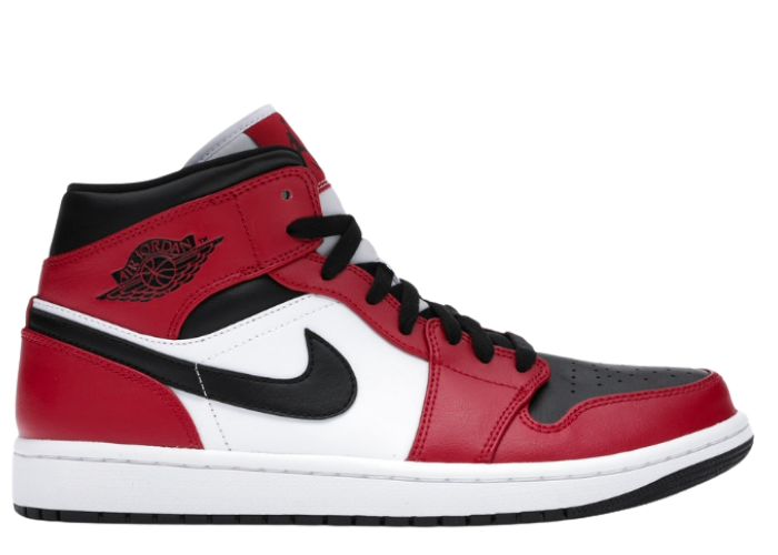 Air Jordan 1 Mid Chicago Toe