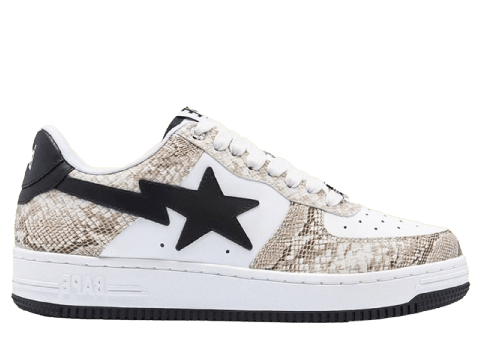 A Bathing Ape BAPE STA Snakeskin Beige