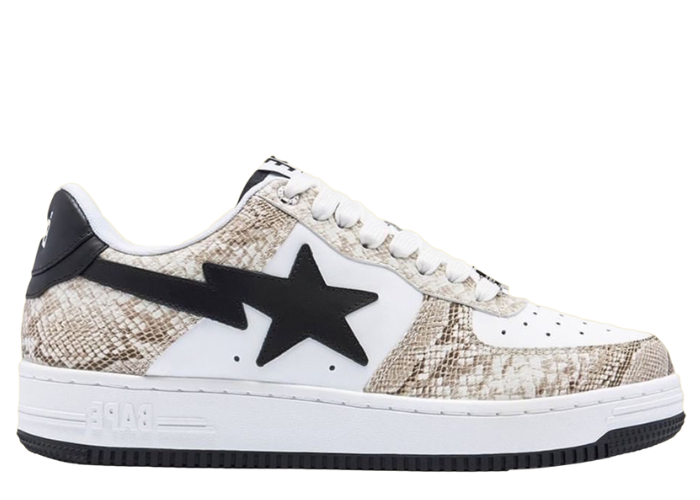 A Bathing Ape BAPE STA Snakeskin Beige