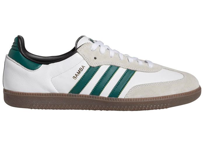 adidas Samba ADV White Collegiate Green - GY6940 Raffles & Where