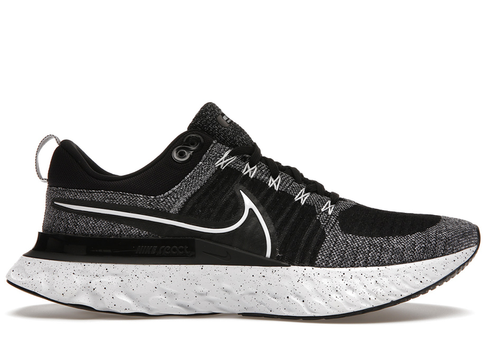 Nike React Infinity Run Flyknit 2 White Black