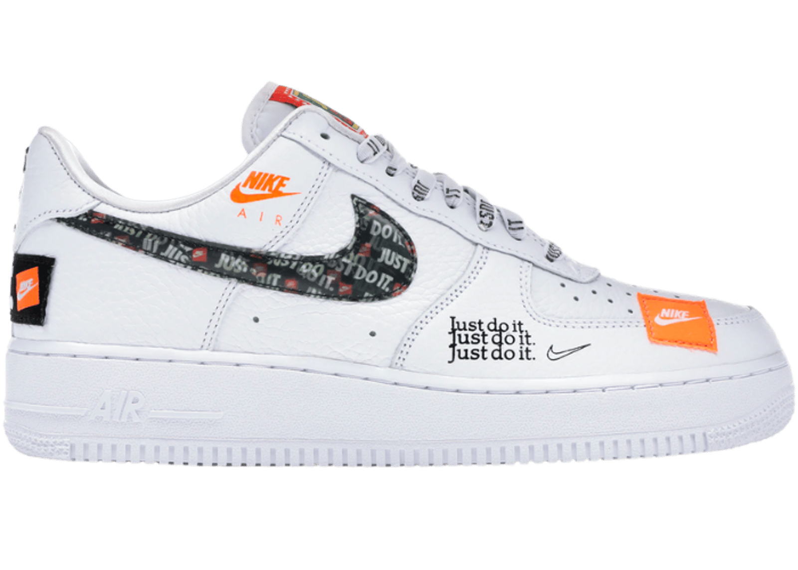 Nike Air Force 1 Low Just Do It Pack White Black AR7719 100