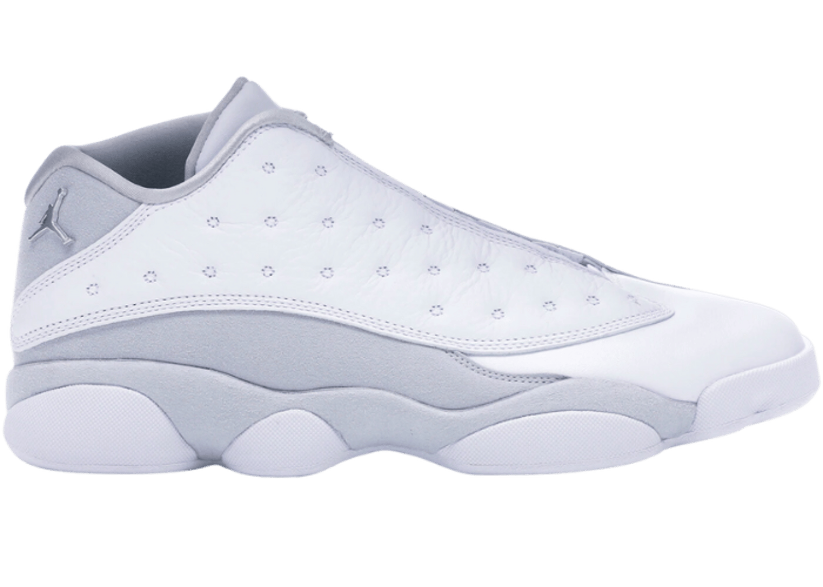 Jordan 13 low pure platinum best sale