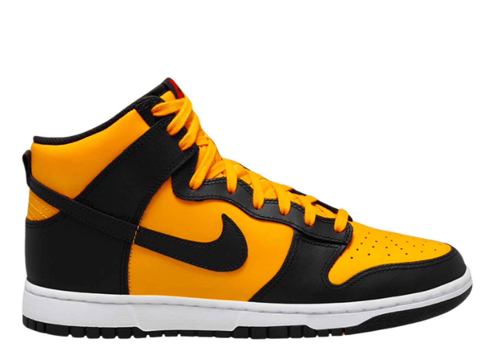 Nike sneakers high tops black and gold best sale