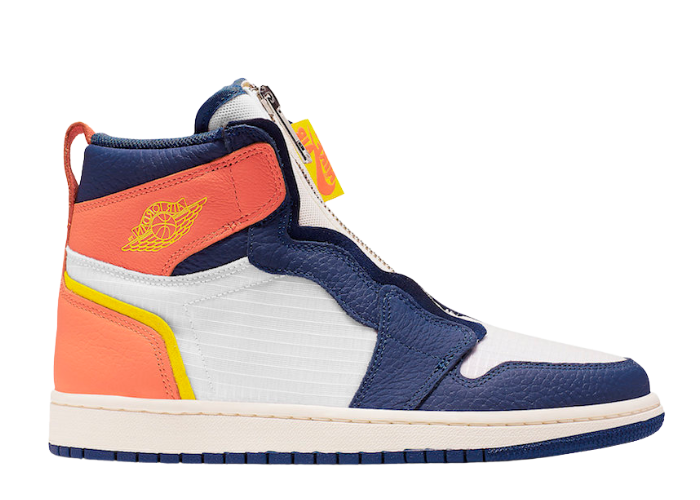 Jordan 1 Retro High Zip Blue Void Turf Orange (W)