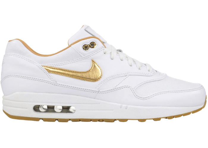 Nike Air Max 1 FB Woven White Metallic Gold