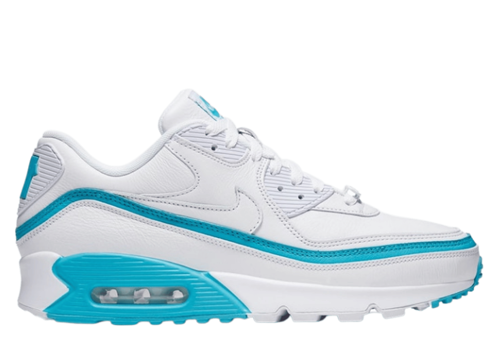 Air Max 90 Undefeated White Blue Fury