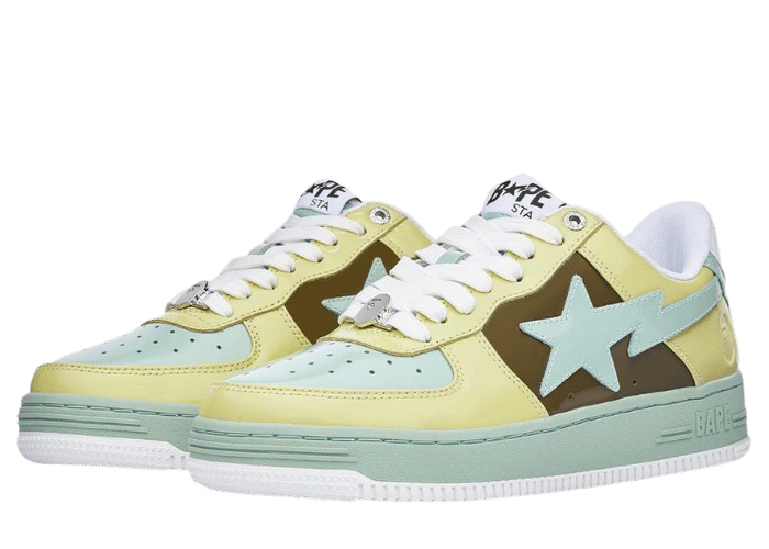 A Bathing Ape BAPE STA Yellow Brown