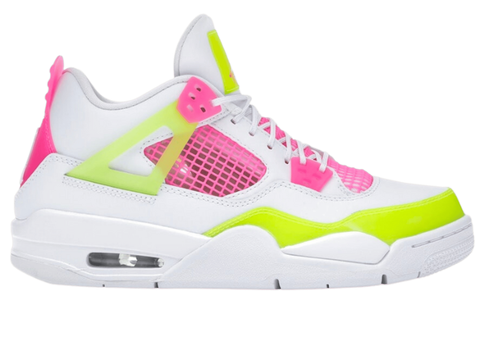 Air Jordan 4 Retro White Lemon Pink (GS)