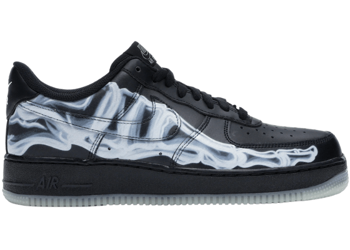 Nike Air Force 1 Low Black Skeleton Halloween (2019)