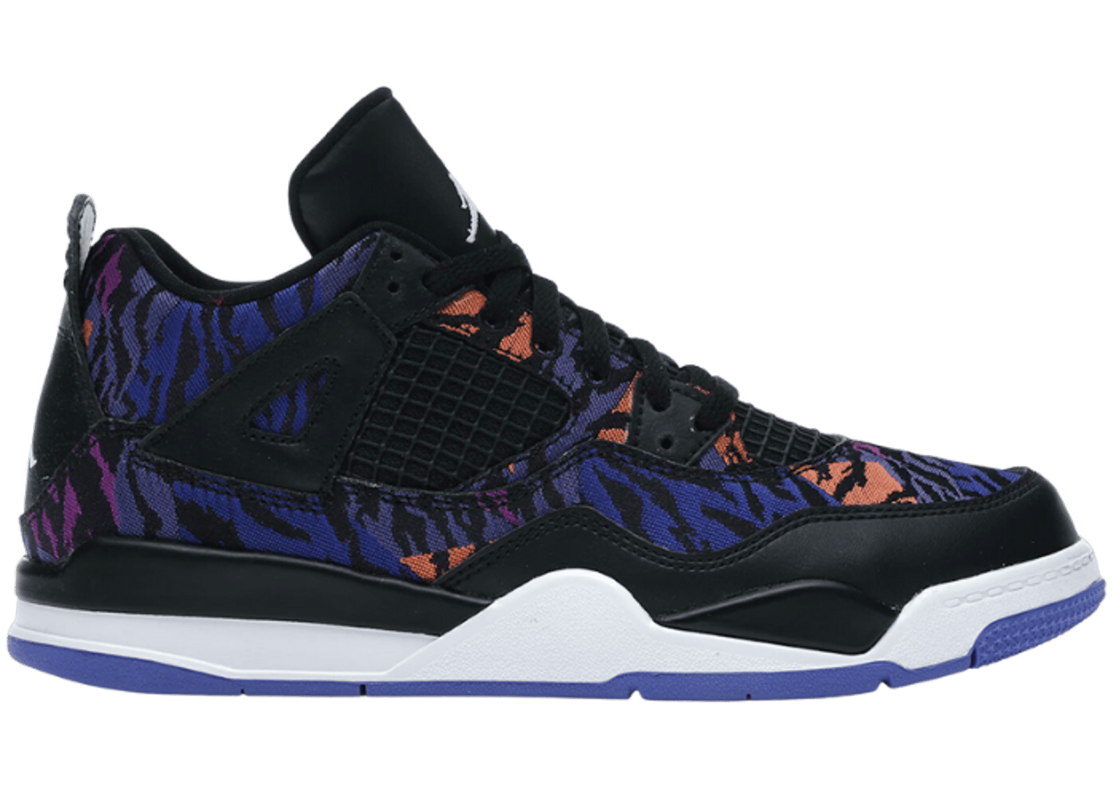 Air Jordan 4 Retro Black Rush Violet (PS)