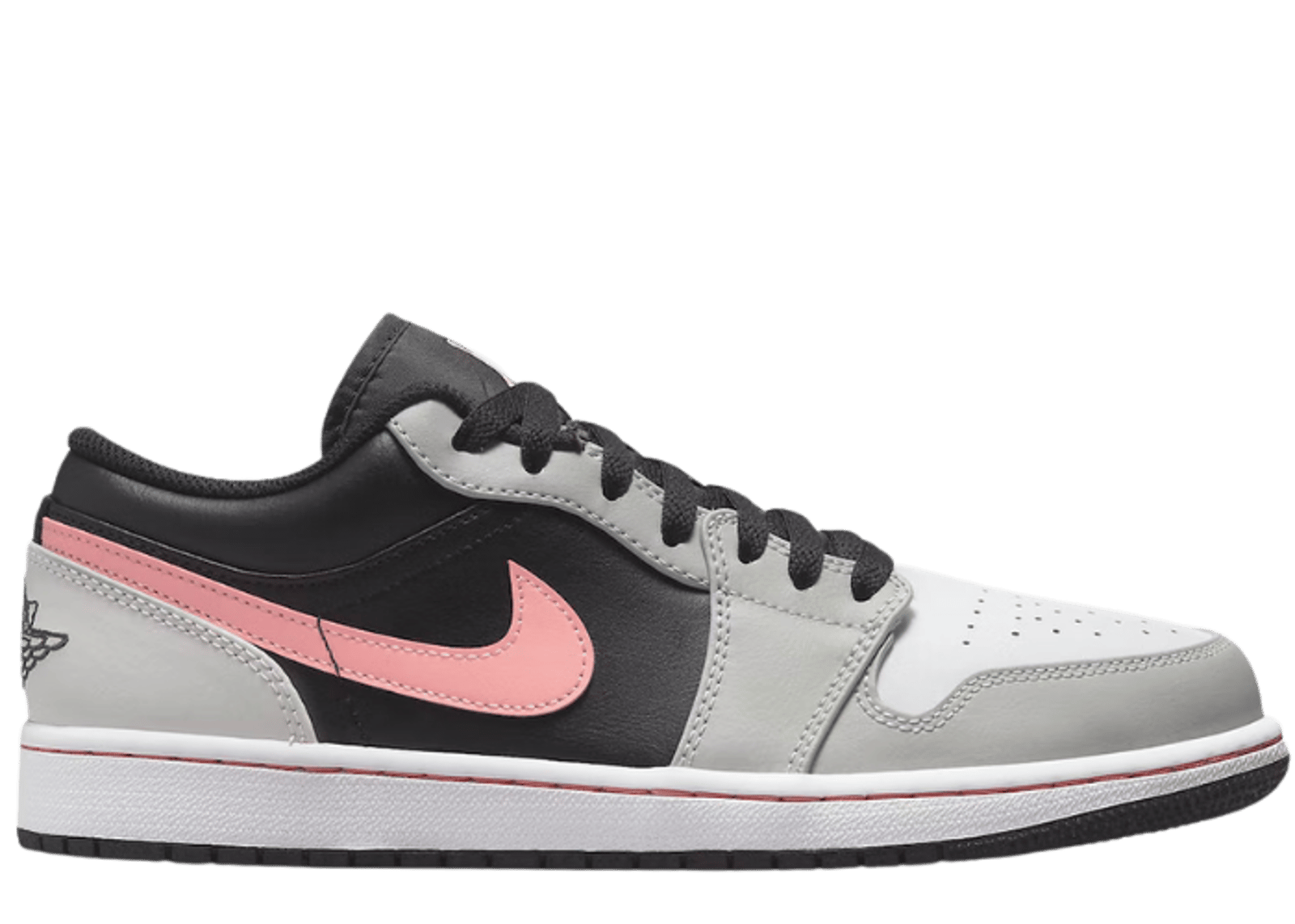 Jordan 1 Low Black Grey Pink