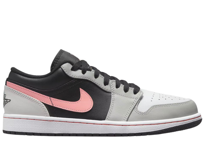 Jordan 1 Low Black Grey Pink