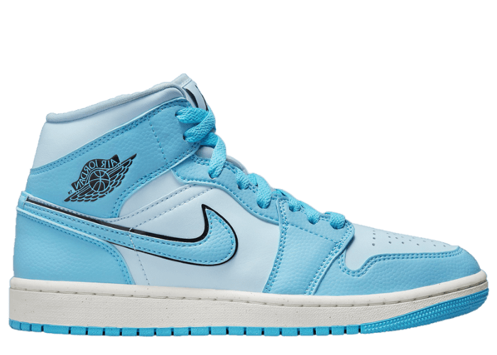 Air Jordan 1 Mid SE Ice Blue Dark Powder Blue (W)