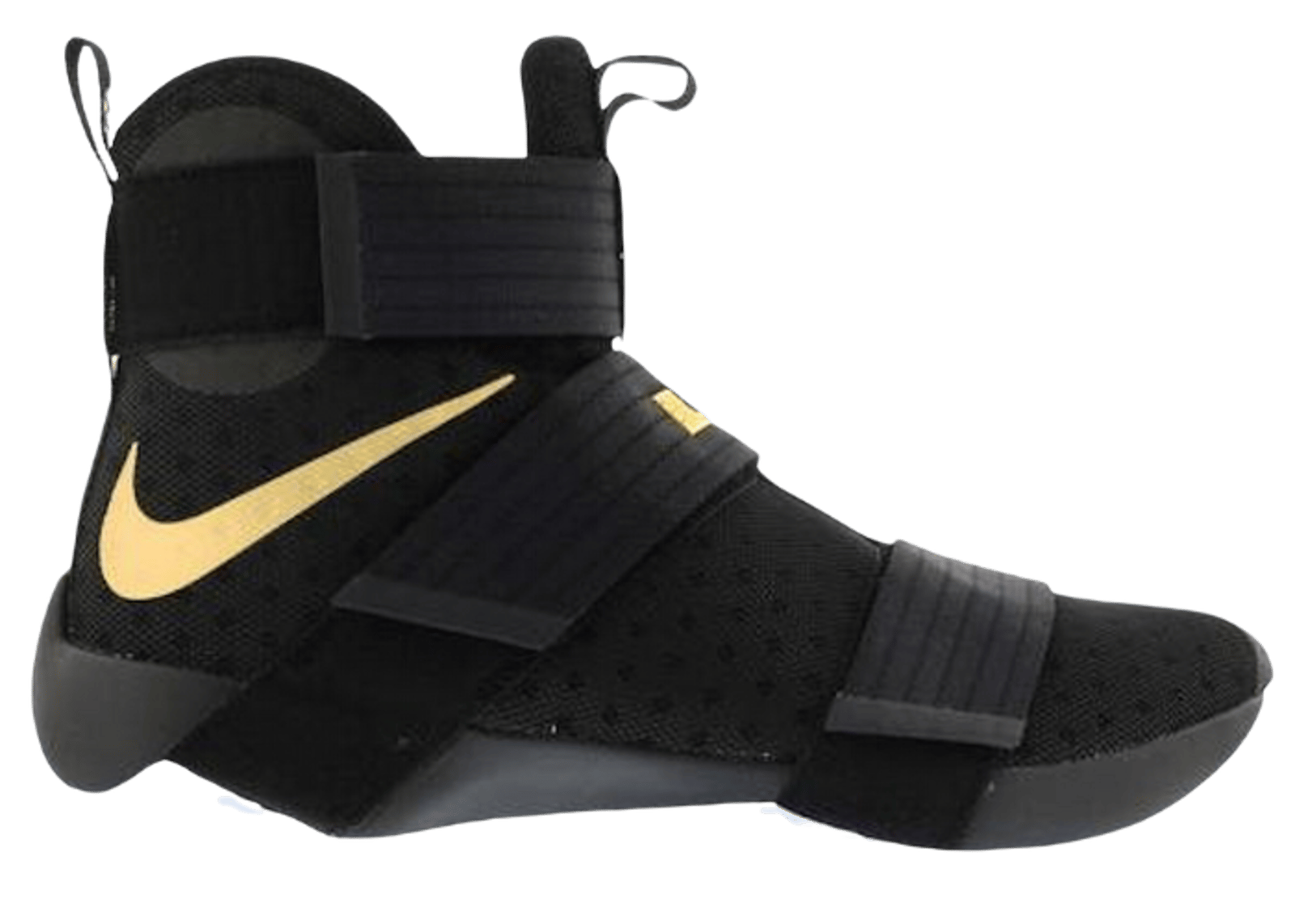 Nike LeBron Zoom Soldier 10 Black Gold (Nike iD) 885682-991