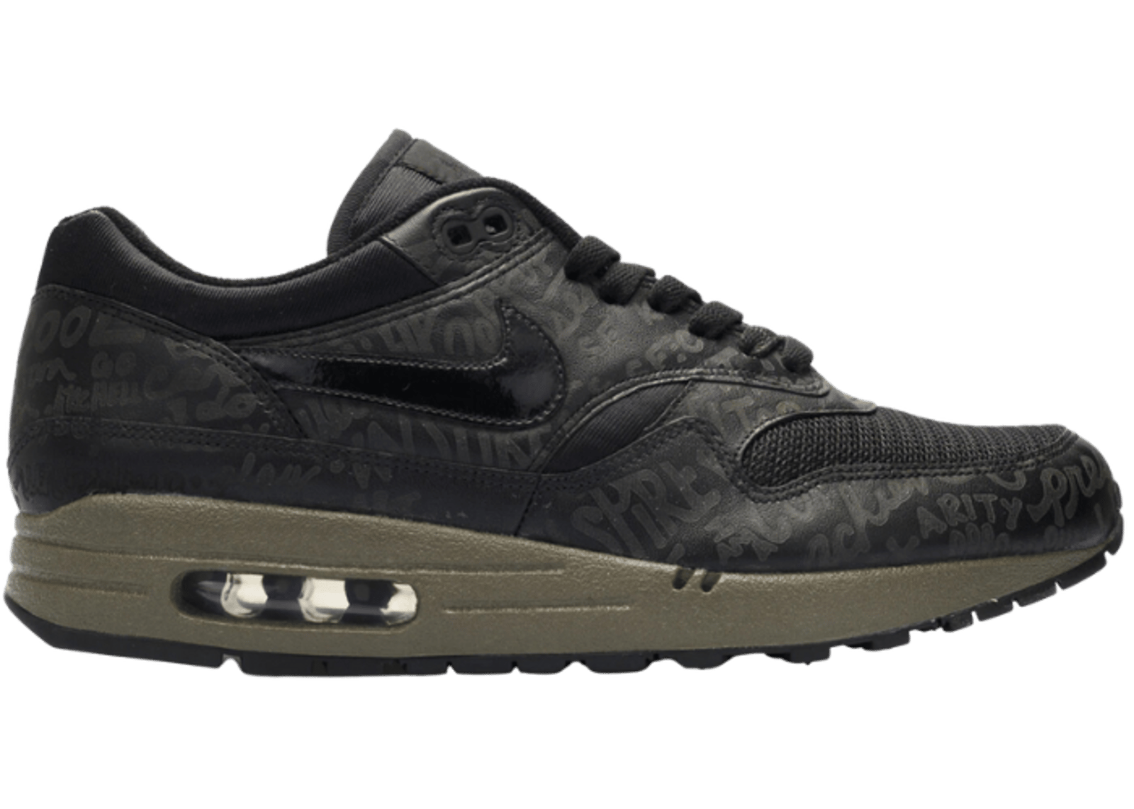 Nike Air Max 1 Powerwall Black Olive Grey