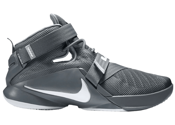 Nike LeBron Soldier 9 Cool Grey White