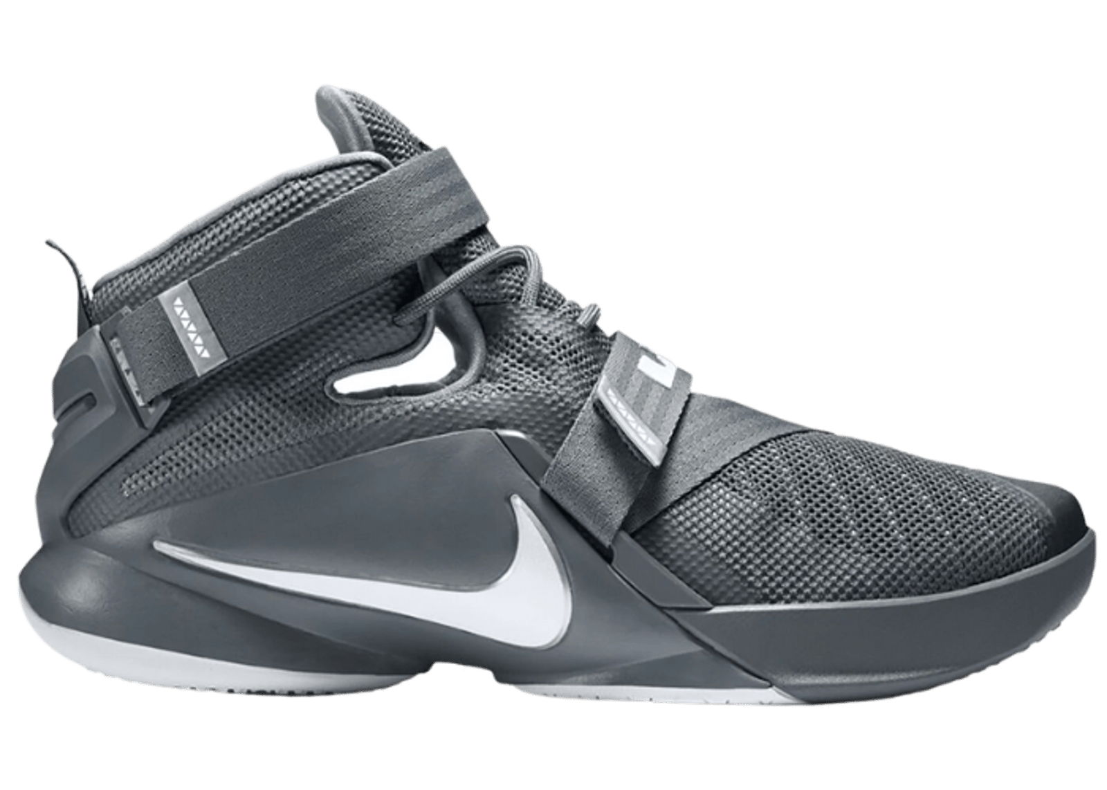 Nike LeBron Soldier 9 Cool Grey White