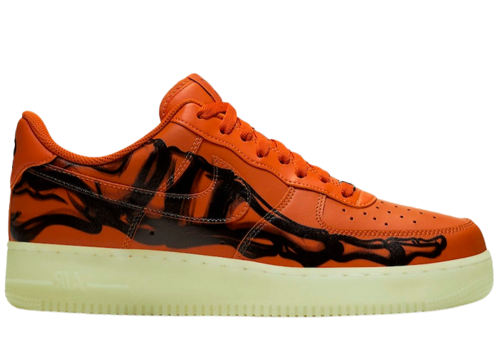 Nike Air Force 1 Low Orange Skeleton