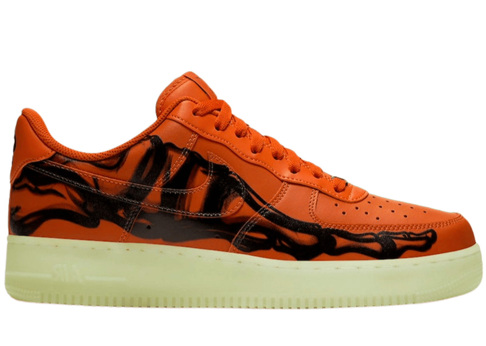 Nike Air Force 1 Low Orange Skeleton