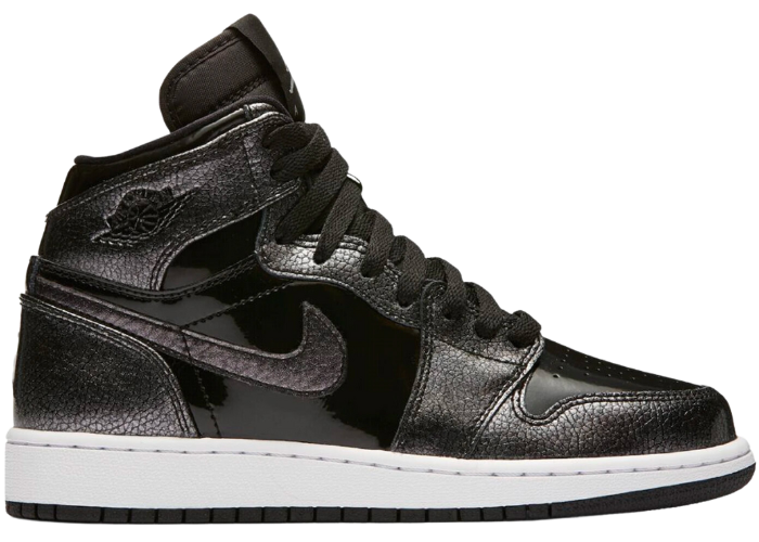 Air Jordan 1 Retro High Black Patent (GS)