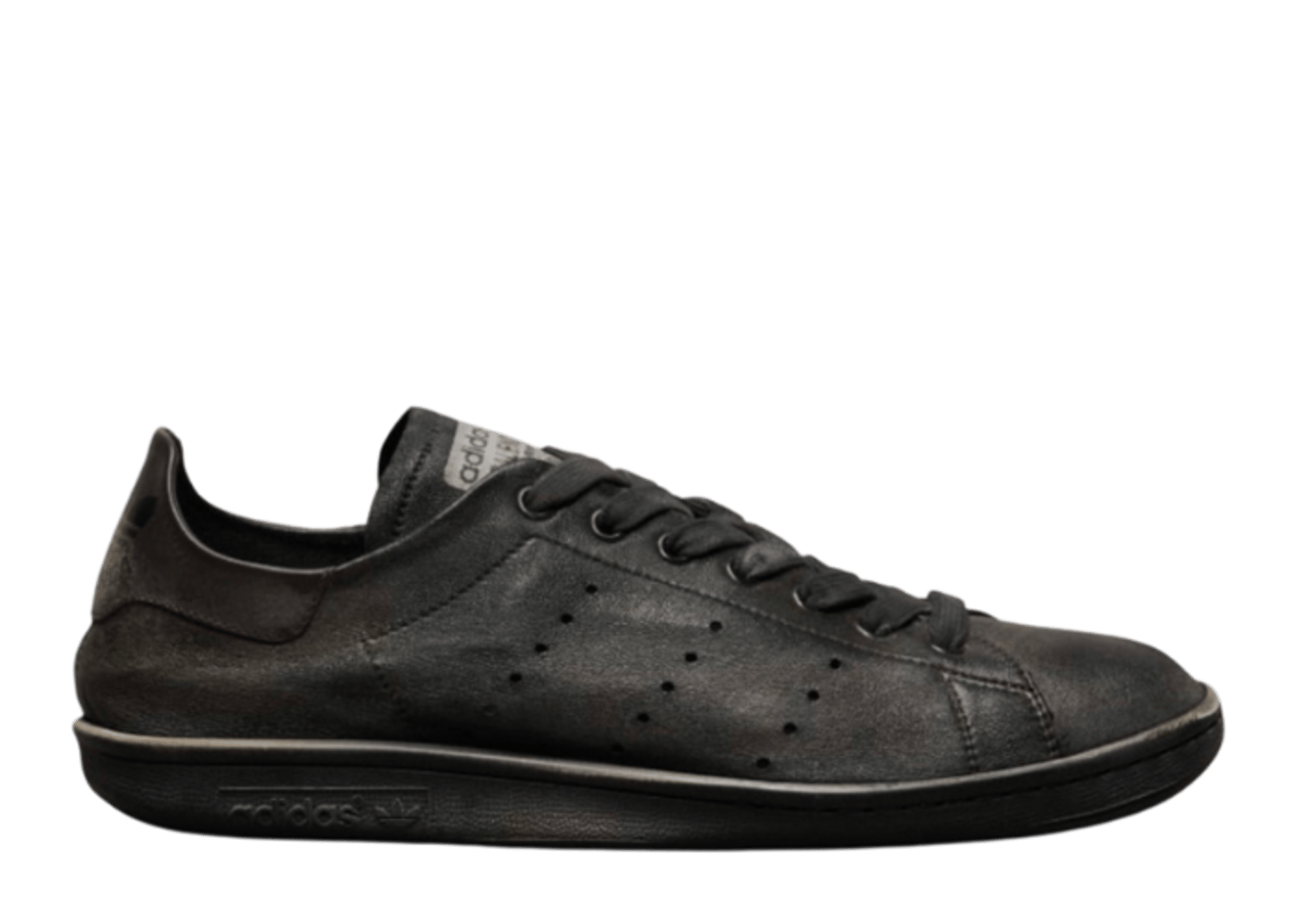 adidas Destroyed Stan Smith Balenciaga Worn Black