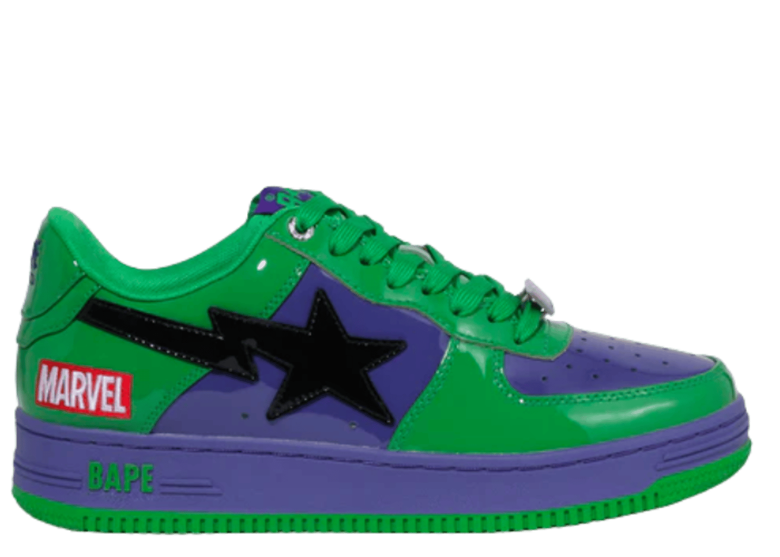 A Bathing Ape BAPESTA Marvel Hulk