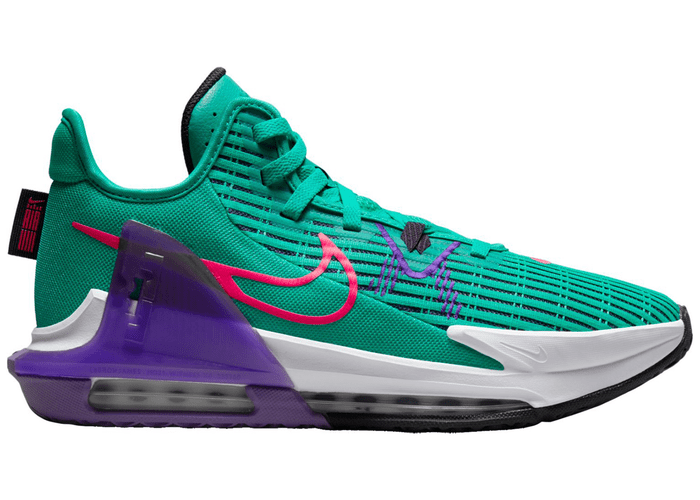 Nike LeBron Witness 6 Clear Emerald Wild Berry - CZ4052-300