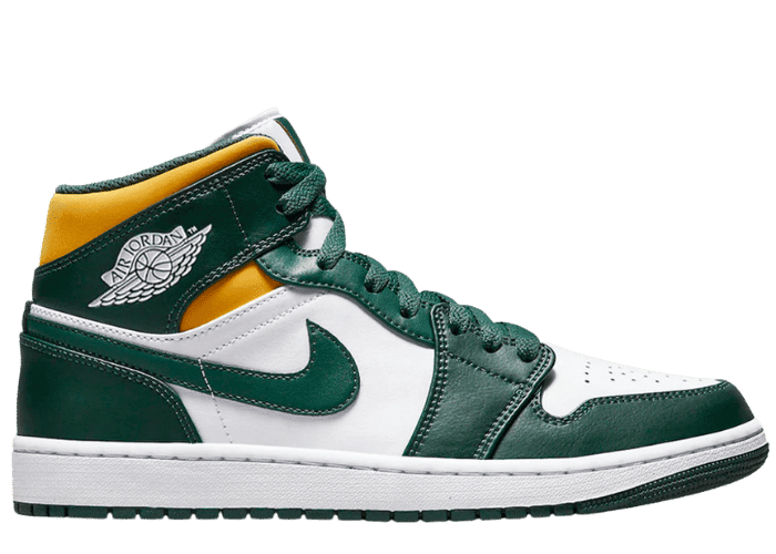 Jordan 1 Mid Sonics - 554724-371 Raffles & Where to Buy