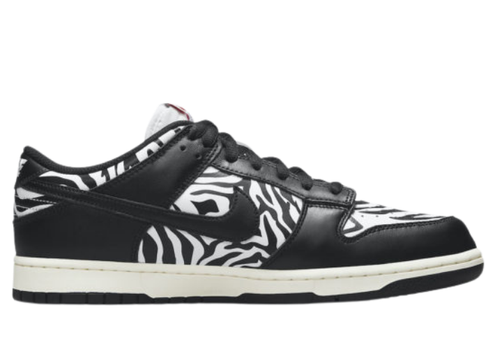 Nike SB Dunk Low Quartersnacks Zebra