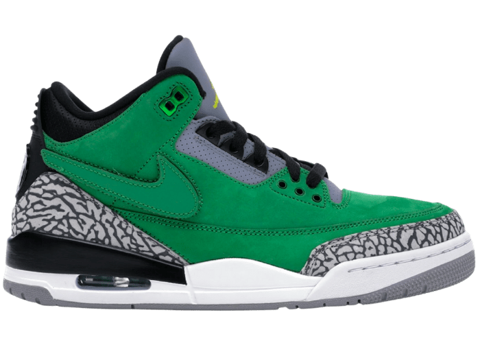 Jordan 3 Retro Tinker Oregon Ducks PE