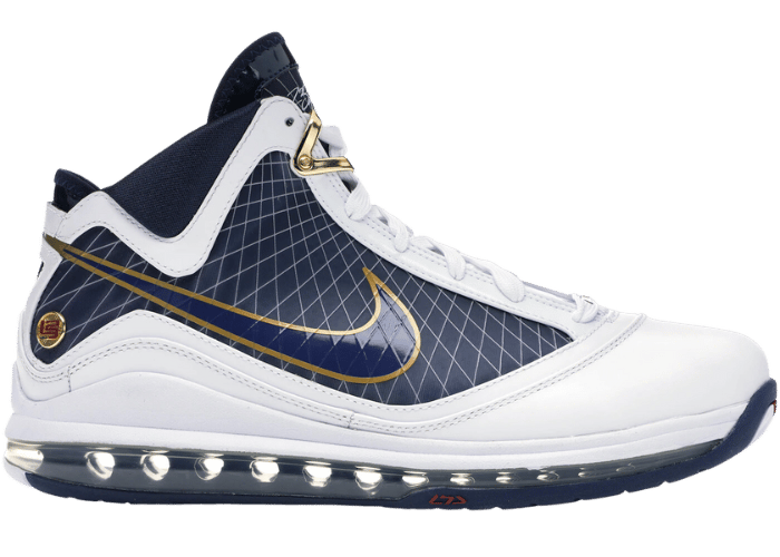 Nike LeBron 7 White/Midnight Navy