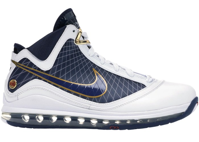 Nike LeBron 7 White/Midnight Navy