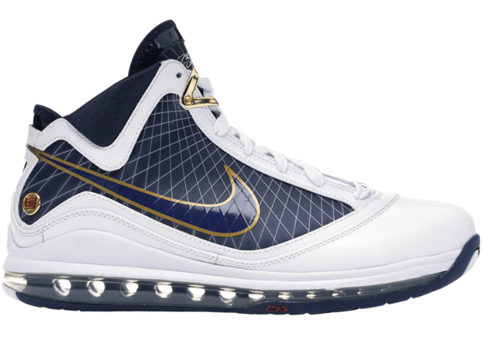 Nike LeBron 7 White/Midnight Navy