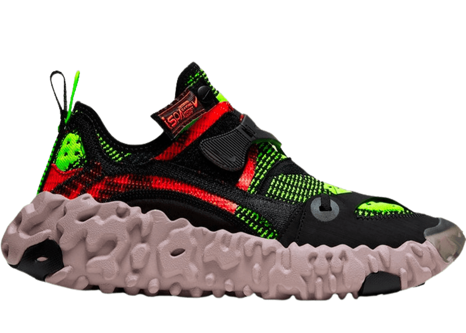 Nike ISPA Overreact Black Red Volt CD9664-001 Raffles Where to Buy