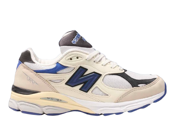 New Balance 990v3 Made in USA by Teddy Santis White Blue