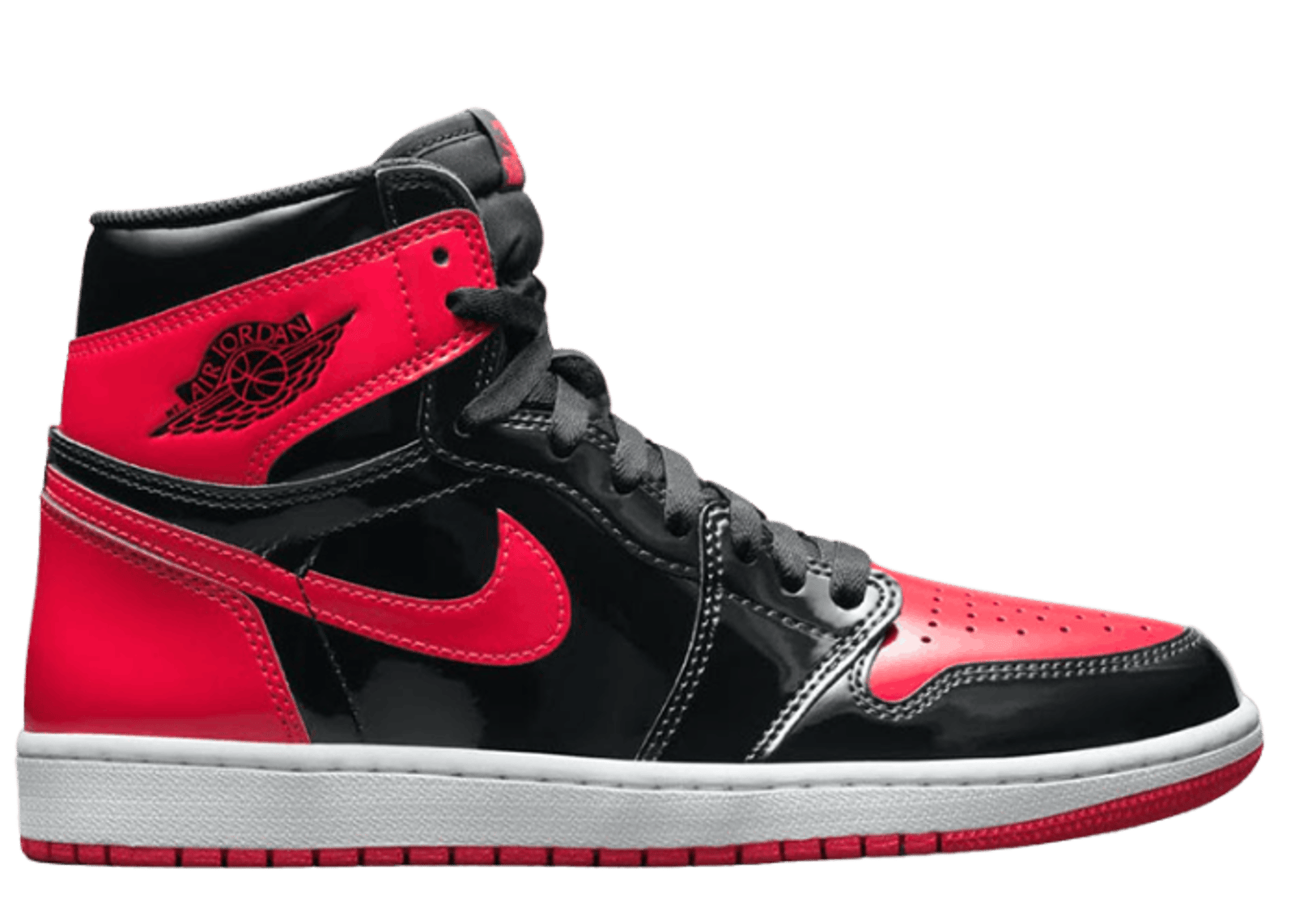 Air Jordan 1 High Patent Bred