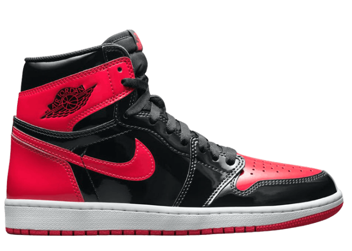 Air Jordan 1 High Patent Bred