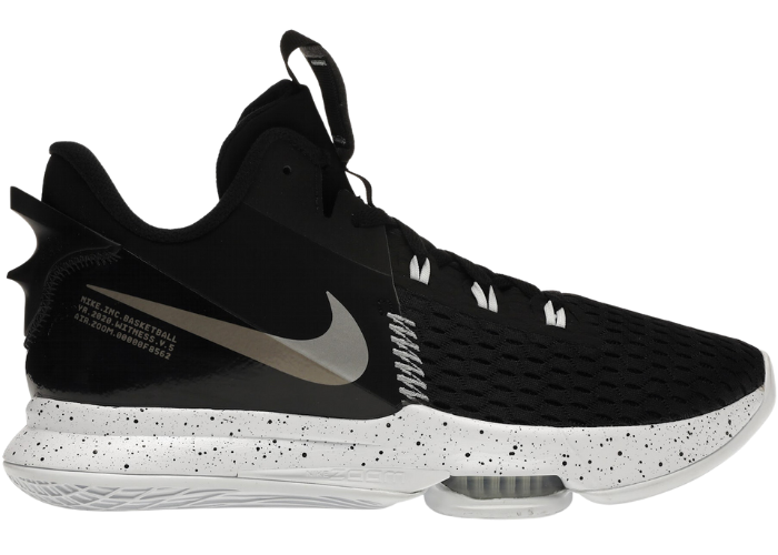 Nike LeBron Witness 5 Black Metallic Silver