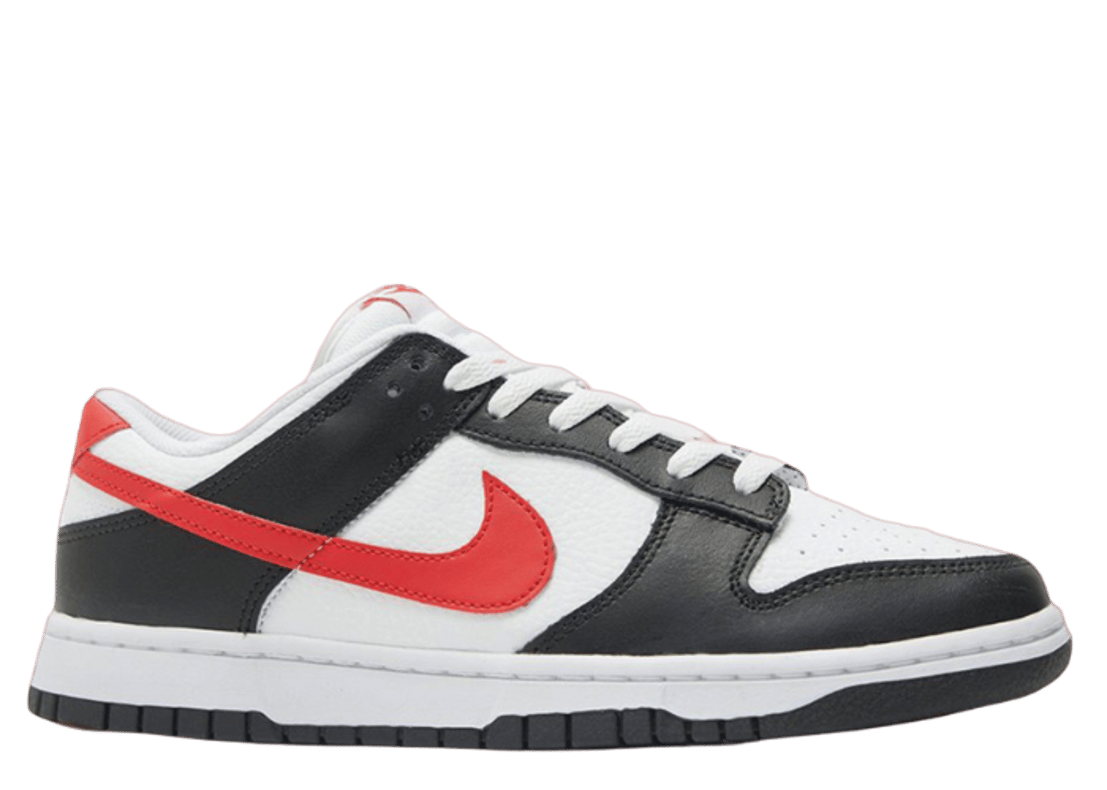 Nike Dunk Low Red Swoosh Panda