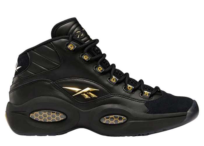 Reebok Question Mid Lux Black Gold